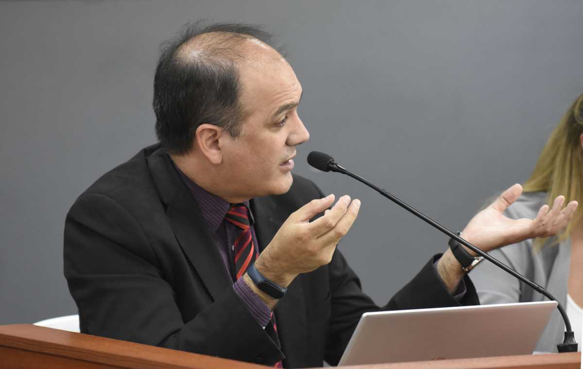 El fiscal jefe de Cipolletti, Santiago Márquez Gauna 