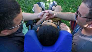 La comunicación entre los tres se fue construyendo día a día. (FOTO: Florencia Salto)