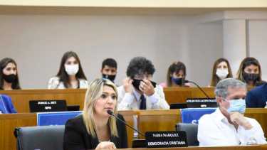 La concejal Márquez dijo que el flyer que se difundió no representaba su pensamiento (foto Florencia Salto)