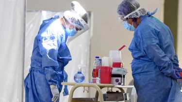 El detetctar del centro se mudó a la escuela de Enfermería. Foto: Florencia Salto