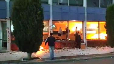 El ataque al medio gráfico de Chubut fue repudiado por FOPEA. Foto: Gentileza