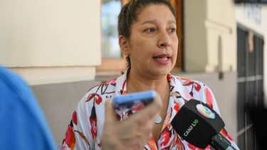 La gobernadora participó de una actividad por los 60 años del hospital de Roca. (foto: gentileza prensa provincia)