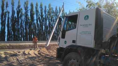 Le hecho ocurrió esta madrugada sobre Ruta 22, a la altura de Fernández Oro. 