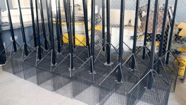 El municipio provee los materiales y los internos la mano de obra para construir 600 unidades. Foto: gentileza.