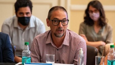 El director provincial de Estadística y Censos, Luciano Truchi estuvo en Buenos Aires y Sante Fe. Foto: gentileza.