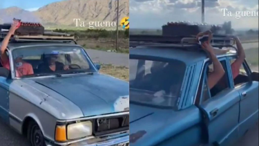 Los hinchas de Talleres sorprendieron con su ocurrencia.