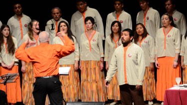 La formación coral estará acompañada por artistas locales. Foto: Marcelo Ochoa.