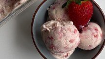 Imagen de Helado de frutillas mega fácil