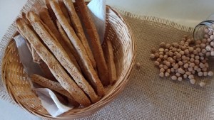 Sin TACC: grisines con harina de garbanzos