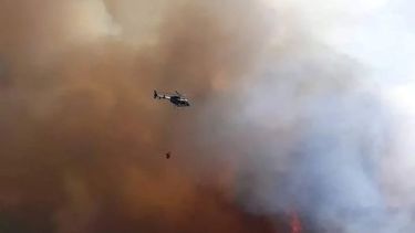 El incendio ya alcanzó 400 hectáreas, la mayoría de bosques nativos. Foto ilustrativa. Archivo: Aluminé Televisión.