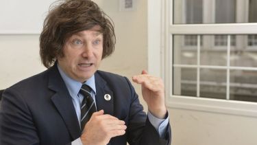 El diputado Javier Milei de La LIbertad Avanza. 