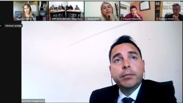 El juez Víctor Gangarrosa fue recusado por los defensores de los imputados del crimen de Elías Garay. Archivo 