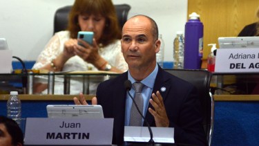 Juan Martín , de JxC, votó a favor en general y rechazó seis de los 70 artículos.