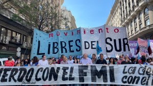 Libres del Sur apuntó contra el gobierno y pidió la suspensión del pago al FMI por 20 años