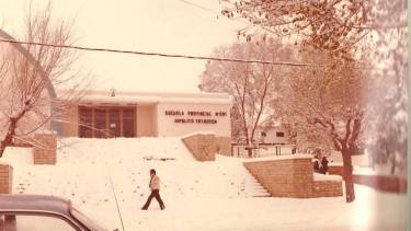 Era extraño que nevara tan abundantemente. (FOTOS: Archivo Histórico Municipal)
