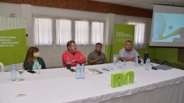 El responsable del Programa Forestal, Abdel Nasi, brindó detalles de las acciones desarrolladas en la zona. Foto: Gentileza.