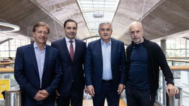 Los gobernadores se reunieron en la ciudad de Buenos Aires, por invitación de Rodríguez Larreta.