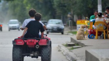 Los cuatriciclos fueron diseñados para transitar superficies blandas y en soledad. 