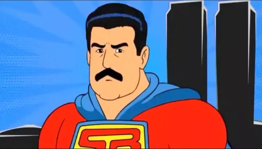 El venezolano fue retratado en un cómic, donde se lo ve como un "héroe".-