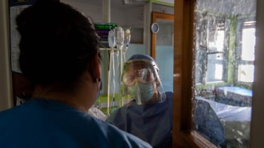 Este jueves 6 de enero Roca tenía un 81% de ocupación de camas de UTI a la mañana. Foto: Juan Thomes