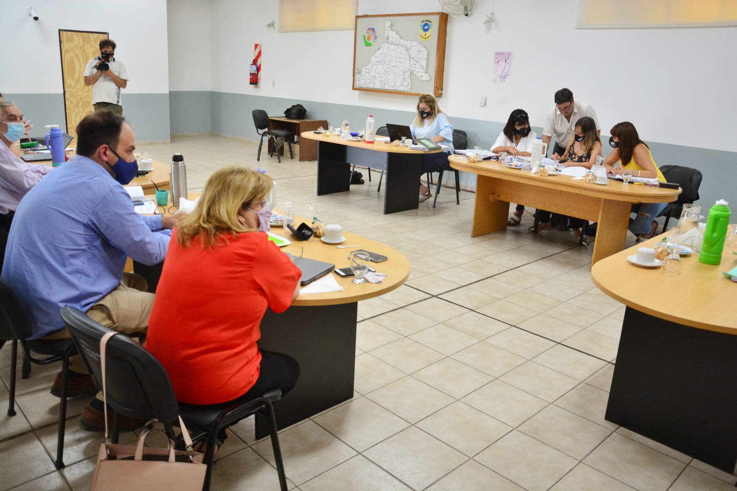 La negocación se reinició hoy en la Secretaría de Trabajo. Foto: Marcelo Ochoa.