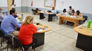 La negocación se reinició hoy en la Secretaría de Trabajo. Foto: Marcelo Ochoa.