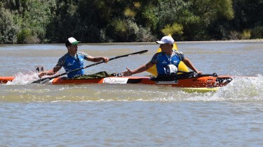 Gran negocio para los juveniles Vergauven y Catalano que subieron a la punta en su categoría. Foto: Jorge Tanos.