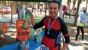 Todo armado para el Triatlón de Cervantes