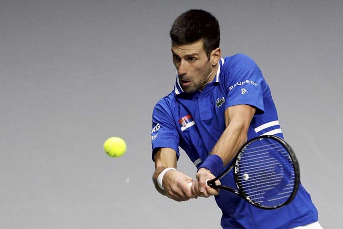 Djokovic iba  a disputar el  primer Grand Slam del año.  Foto AP