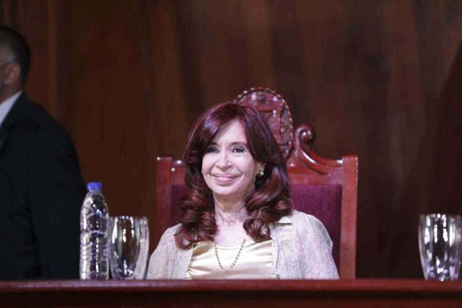 La vicepresidenta acompañará mañana la asunción de Xiomara Castro. Foto: presidencia de la Nación.-