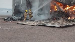 Incendio afecta planta de residuos petroleros de Vaca Muerta en Añelo