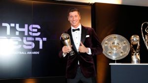 Revancha para Lewandowski: le ganó a Messi el premio «The Best» de FIFA