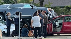 Arnold Schwarzenegger protagonizó un espectacular choque múltiple en Los Ángeles