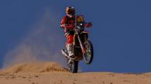 Imagen de Kevin Benavides terminó cuarto en el prólogo de motos en el Dakar
