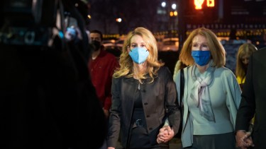 Elizabeth Holmes durante el juicio que terminó ayer. 