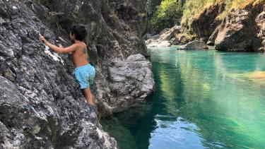 El Bolsón: el camino hasta El Paraíso en el río Azul