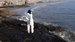 Imágenes de Perú muestran el desastre ecológico que generó el derrame de petróleo