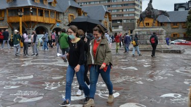 El intenso viento y las precipitaciones traen mal tiempo el fin de semana en Bariloche. Archivo