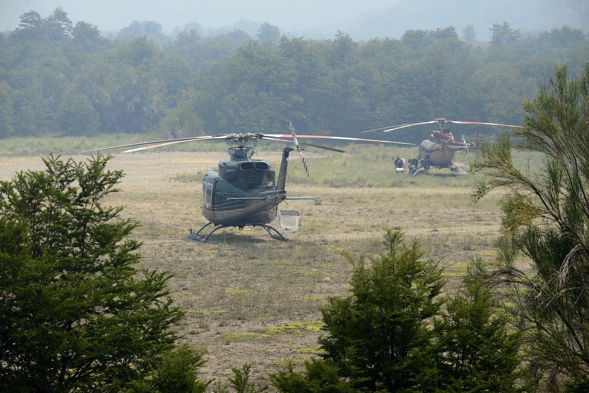 Este verano habrá 10 medios aéreos disponibles en la región para el combate de incendios forestales. Archivo