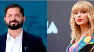 Gabriel Boric defendió a Taylor Swift en Twitter. 