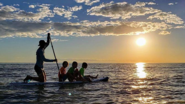 Manu Ginóbili se deslumbró con Marisol, la playa en la que Maradona era feliz