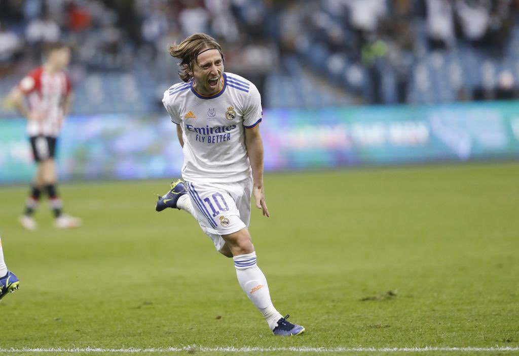 Luka Modric metió el 1 a 0 en la final.