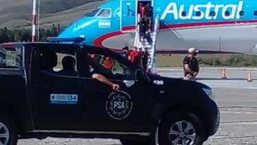 Así llegaba River a Chapelco, en horas de la tarde. Foto: Patricio Rodríguez.-