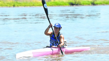 Mariana Duarte, de apenas 16 años, la menor del Náutico Seró.