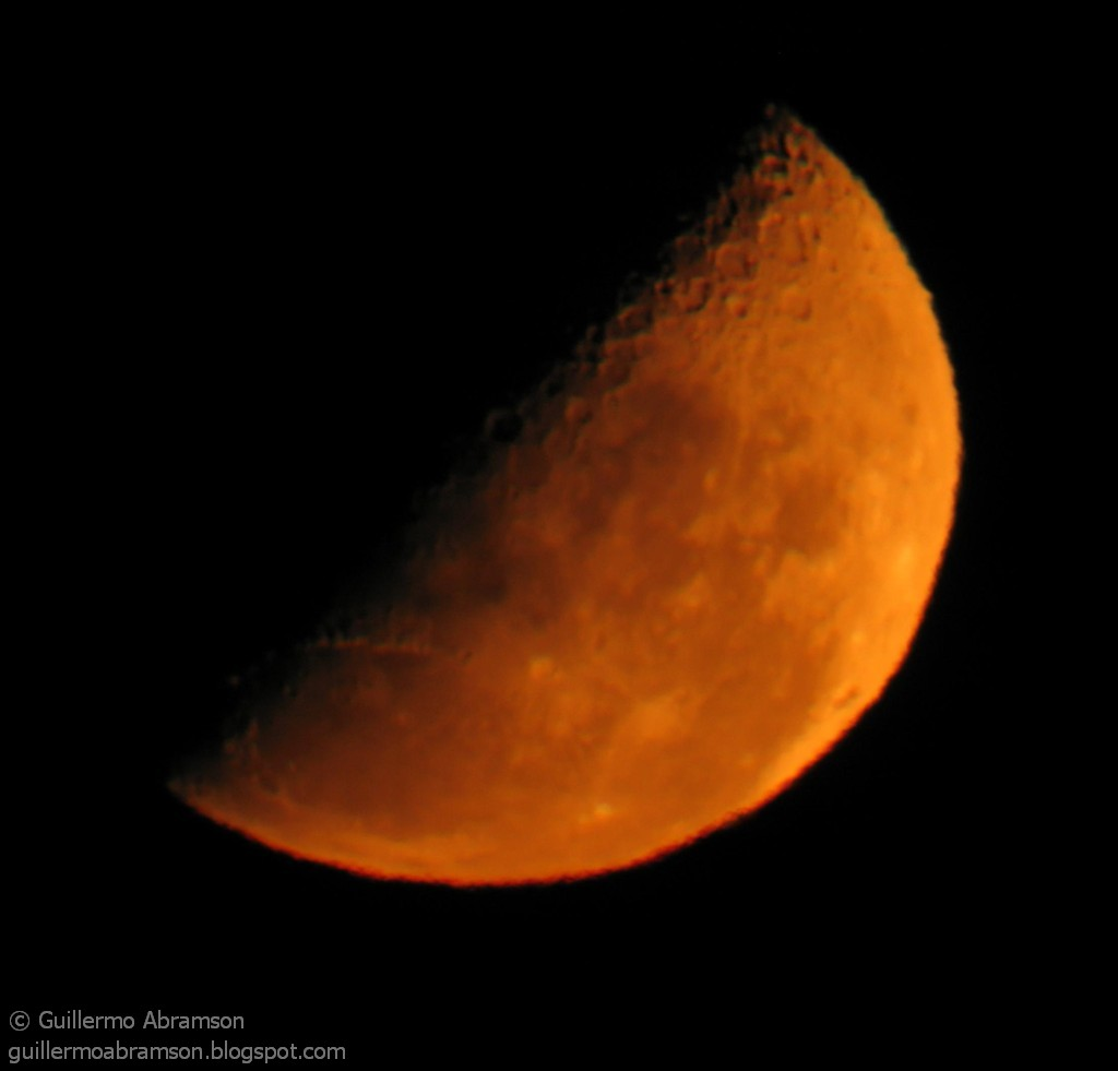 La Luna es el objeto más brillante en nuestro cielo nocturno. Crédito: Guillermo Abramson