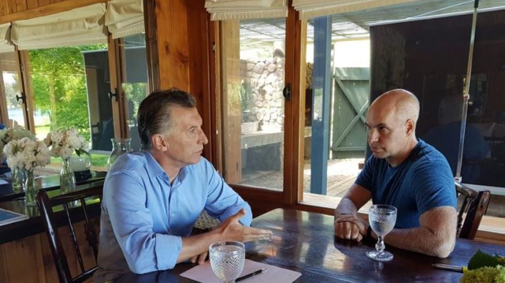 En enero de 2022, Macri y Larreta reeditaron la  reunión que hicieron  en Villa La Angostura en 2018 (Archivo. Twitter)
