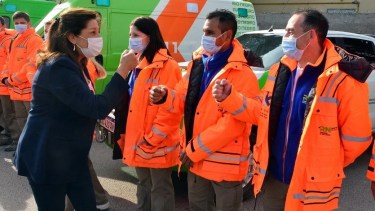 La aeronave se sumaría al Sistema Integral de Atención Rionegrina de Medicina de Emergencia (SIARME). Foto: Marcelo Ochoa.