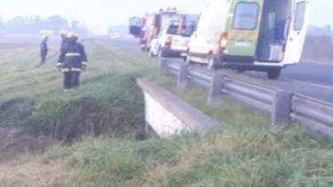 El lugar donde fue el accidente y donde hoy a la mañana se realizaron las pericias.