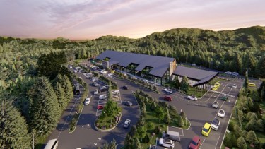 Así quedará la nueva terminal de San Martín de los Andes. (Gentileza)