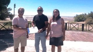 El primer turista en El Cóndor es pampeano y tuvo su premio bienvenida